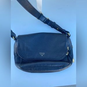 Black Fossil Crossbody Purse